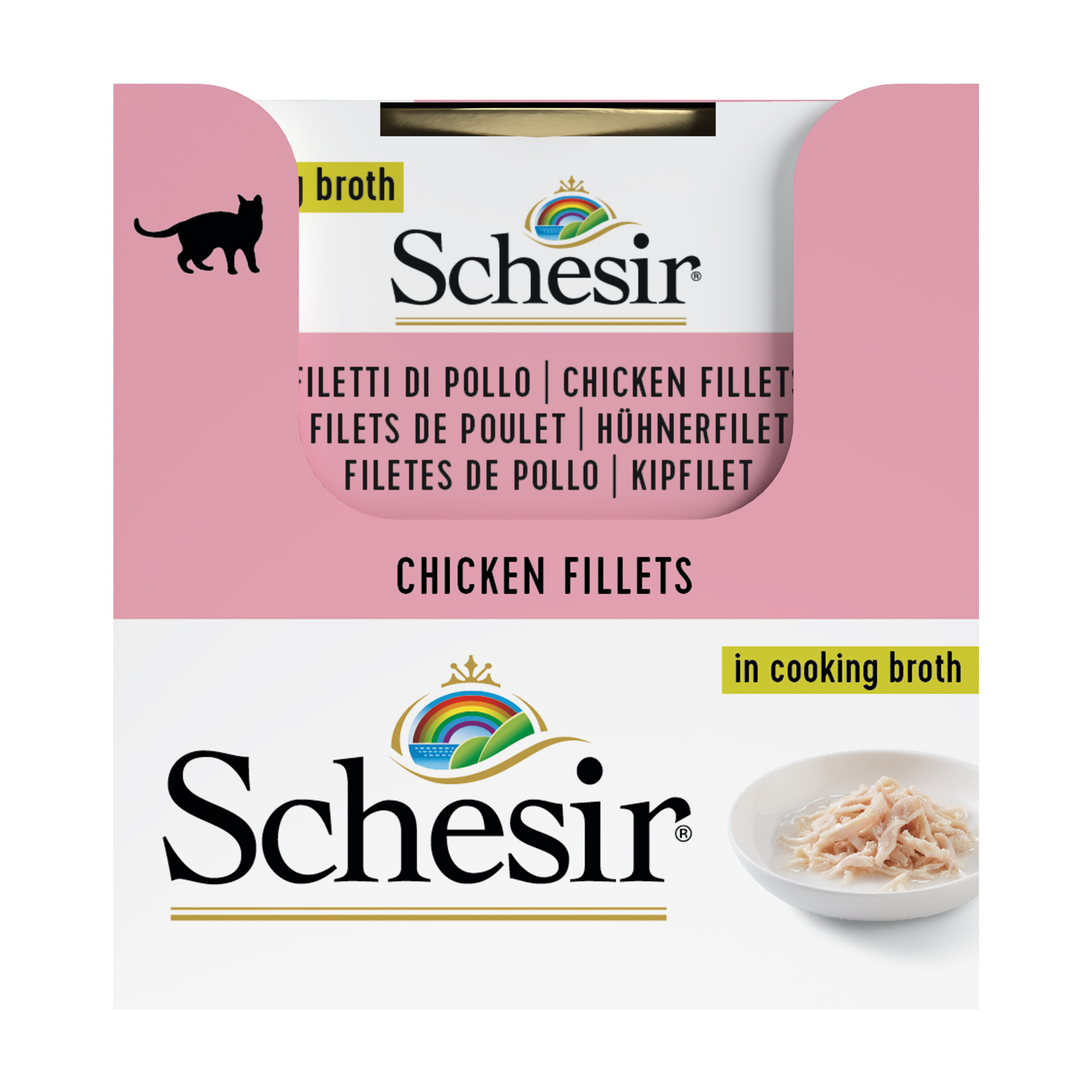Schesir Kipfilet in Kippenbouillon