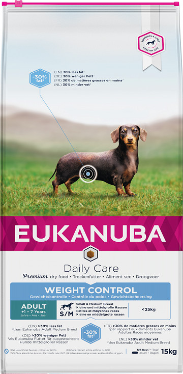 Eukanuba Daily Care Adult Weight Control Small/Medium hundefoder