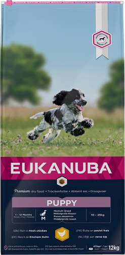 Eukanuba Growing Puppy Medium Breed kip hondenvoer