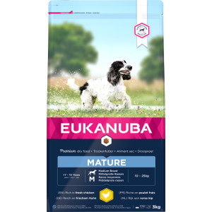 Eukanuba Thriving Mature Medium Breed kip hondenvoer