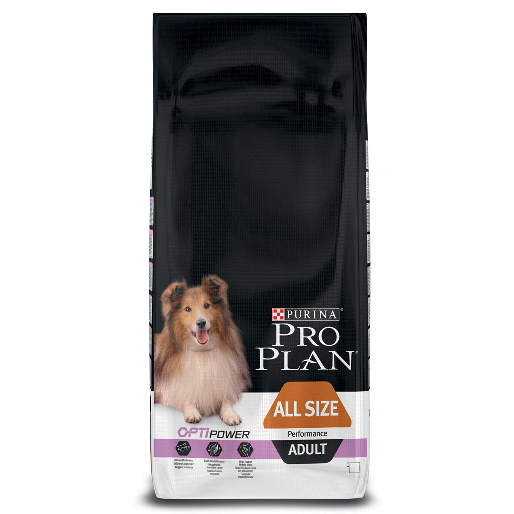 Pro Plan All Size Adult Performance Optipower hundefoder
