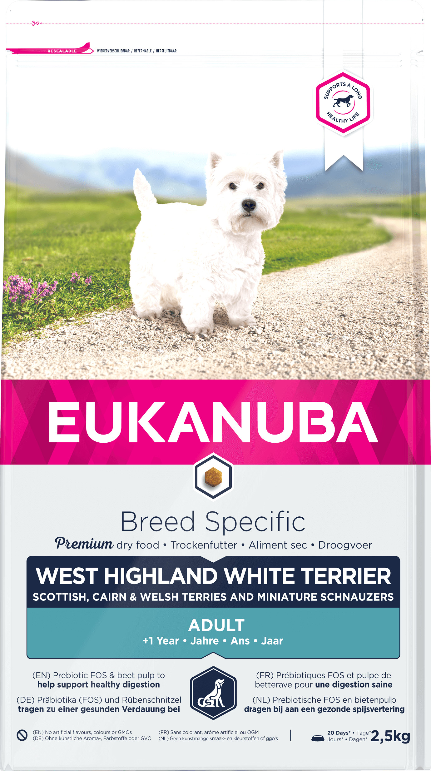 Eukanuba West Highland Whitye Terrier hondenvoer