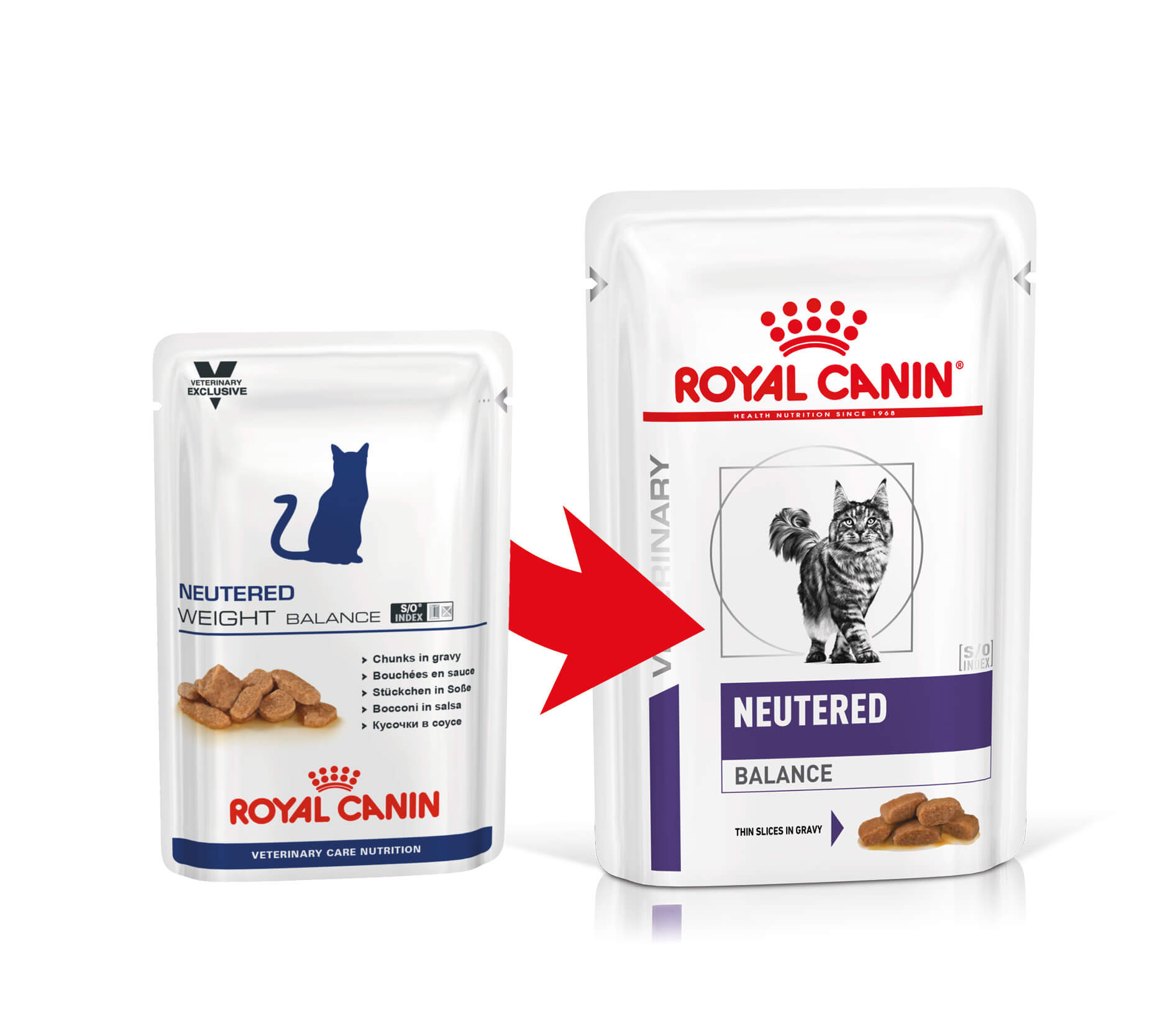 Royal Canin Veterinary Neutered Balance våd kattefoder (85 gr)
