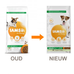 Iams for Vitality Adult Small & Medium Lam hondenvoer