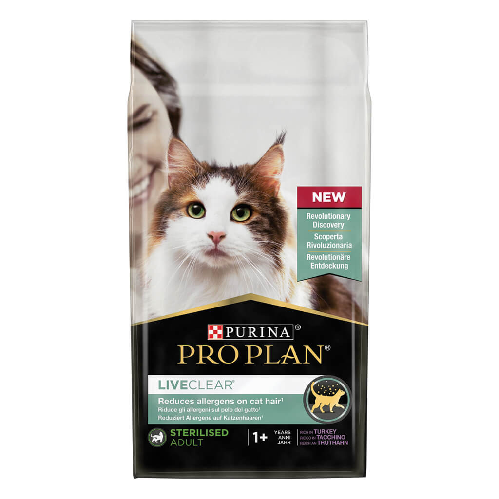 Pro Plan LiveClear Sterilised Adult met kalkoen kattenvoer