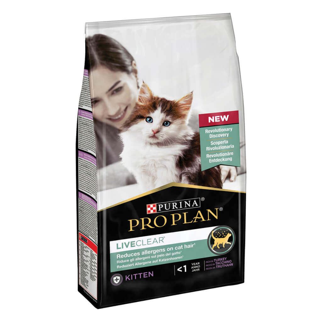 Pro Plan LiveClear Kitten met kalkoen kattenvoer