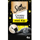 Sheba Creamy Snacks med kylling kattesnack (4 stk.)