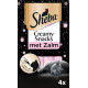 Sheba Creamy Snacks med laks kattesnack (4 stk.)