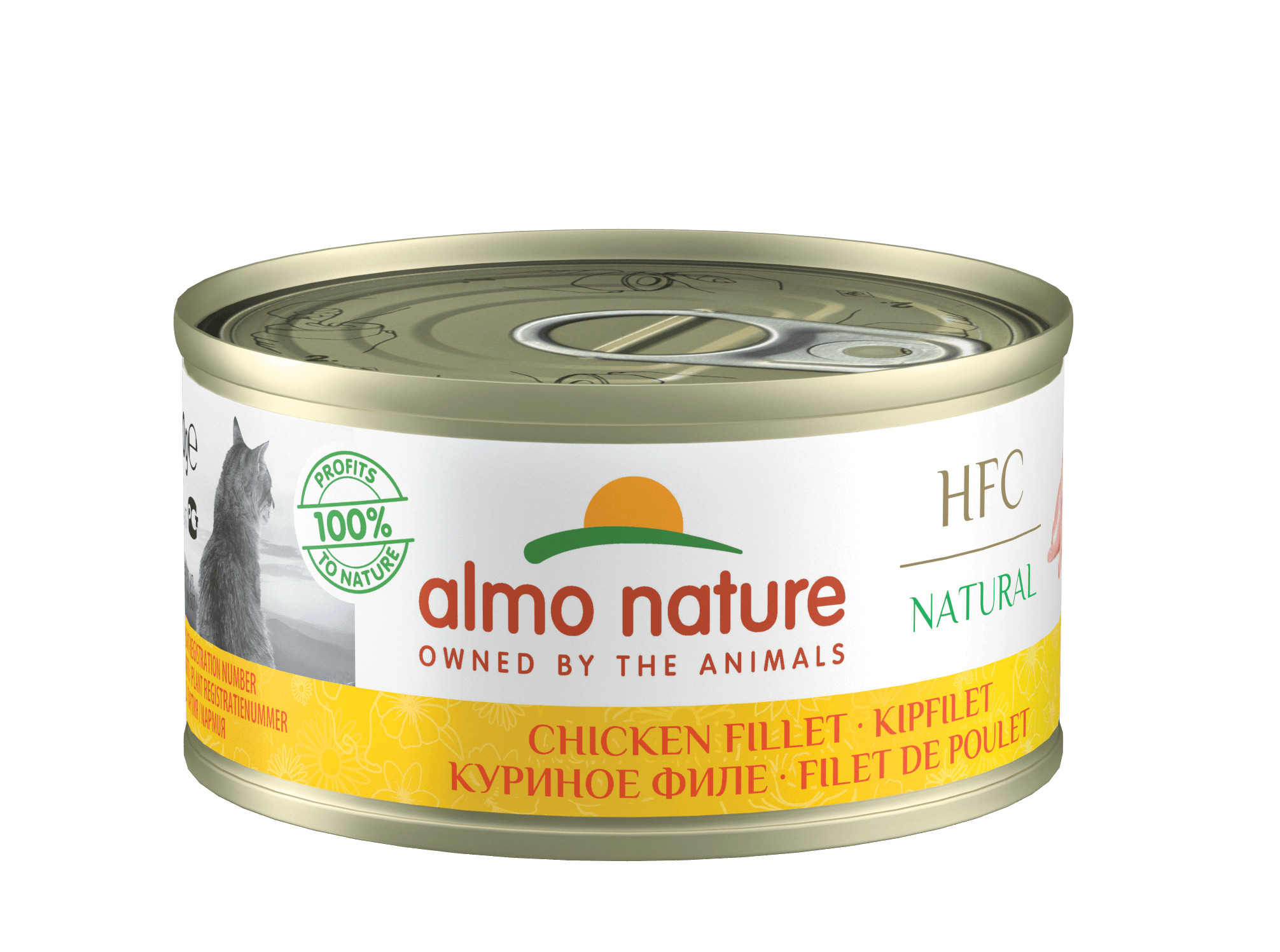 Almo Nature HFC Natural kyllingefilet vådfoder til katte (70 g)