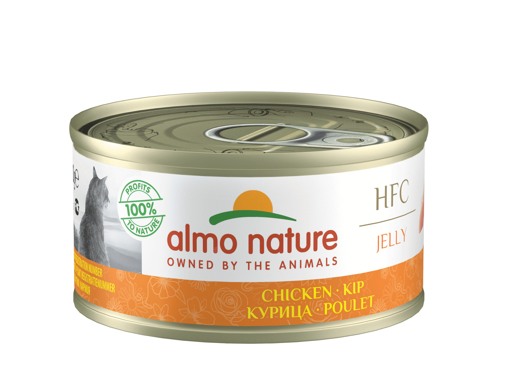 Almo Nature HFC Natural Jelly kylling vådfoder til katte (70 g)