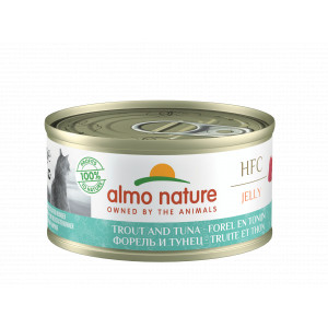 Almo Nature HFC Ørred og Tun vådfoder til katte (70g)