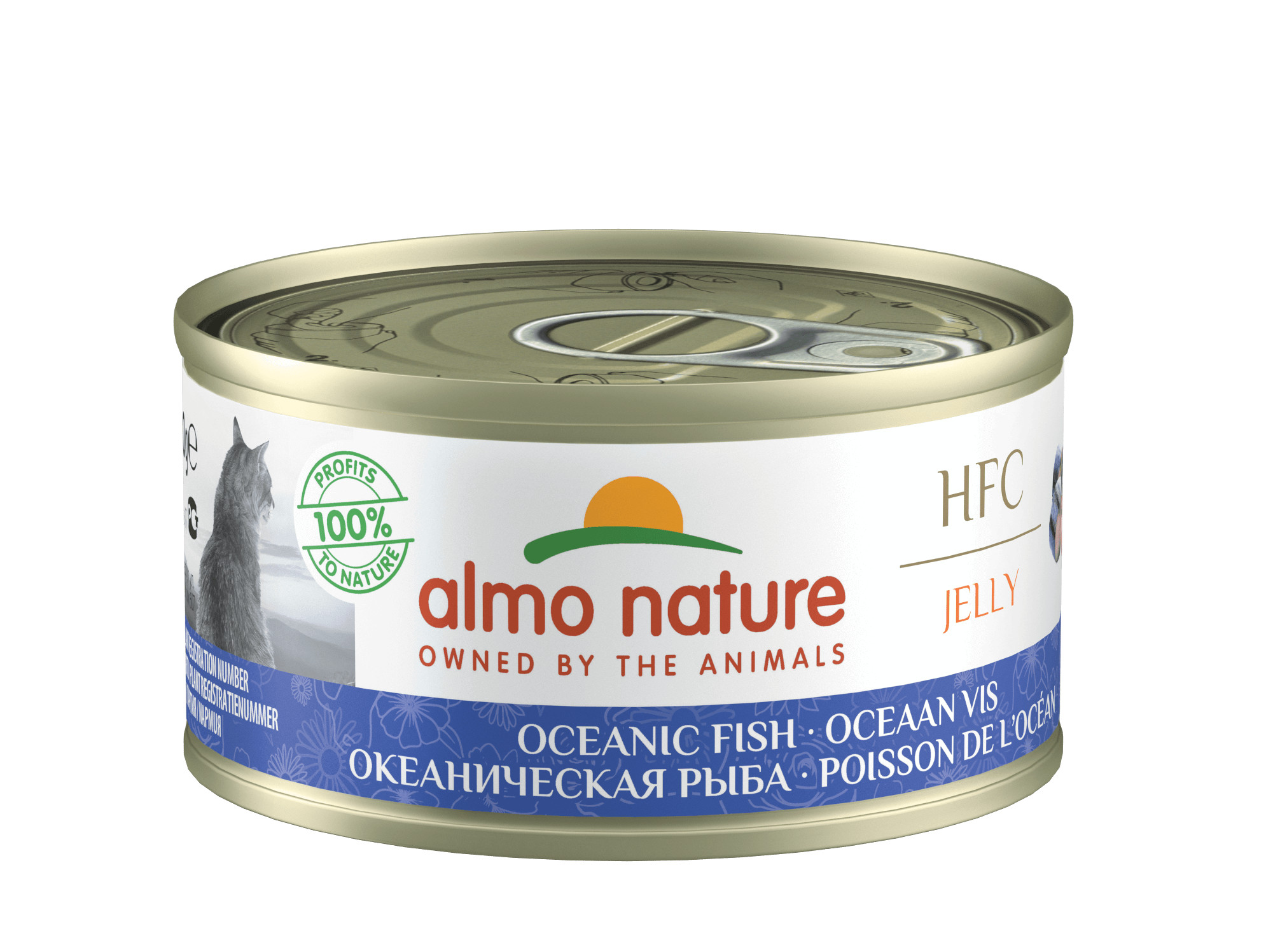 Almo Nature HFC Jelly havfisk vådfoder til katte (70 g)