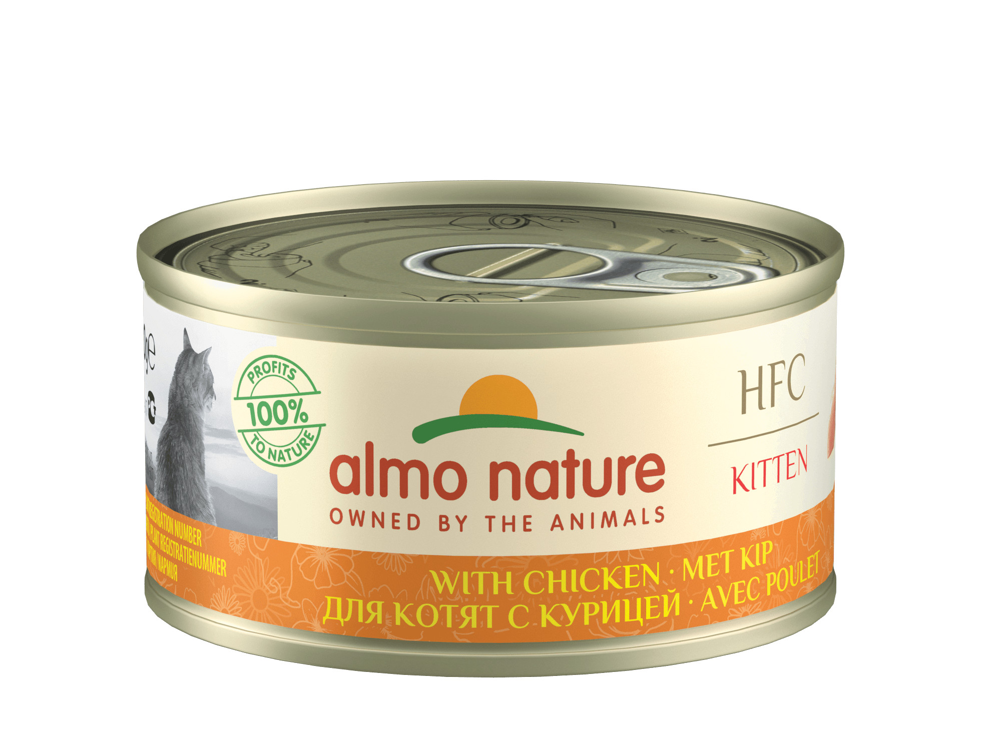 Almo Nature HFC Kitten kylling vådfoder til killinger (70 g)
