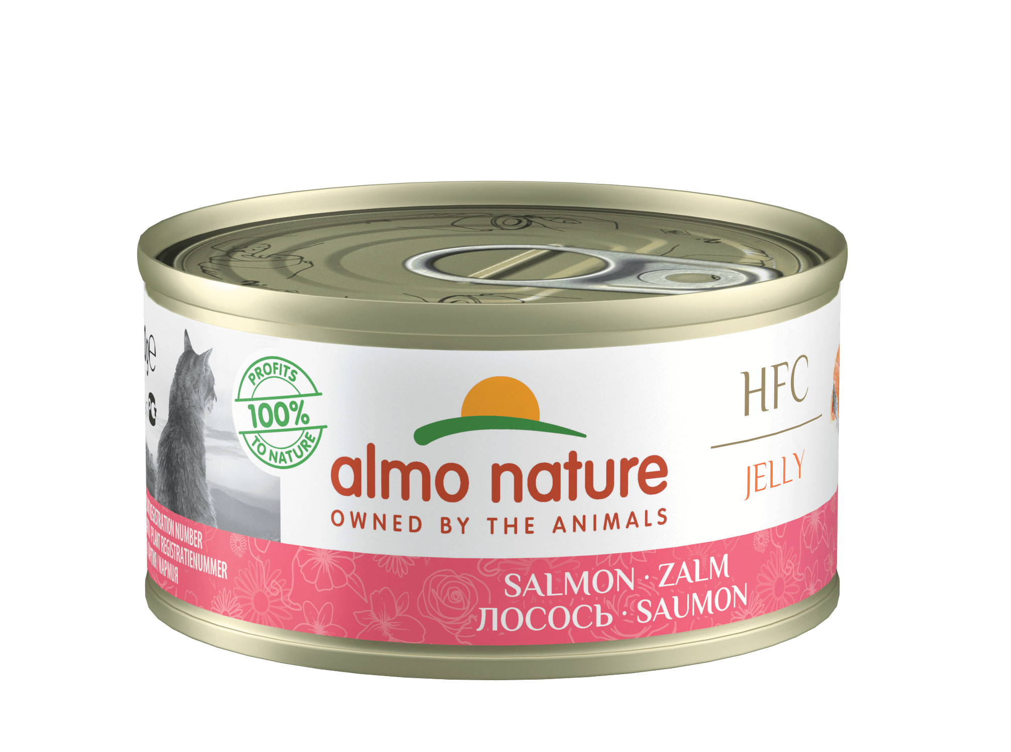 Almo Nature HFC Jelly laks vådfoder til katte (70 g)
