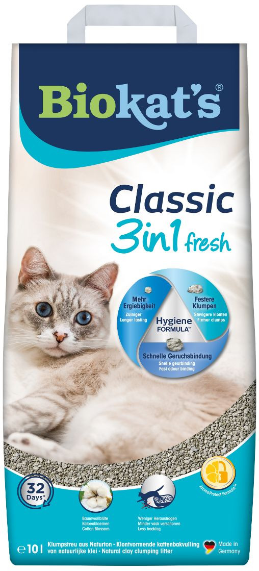 Biokat's Classic fresh 3in1 Cotton Blossom kattengrit