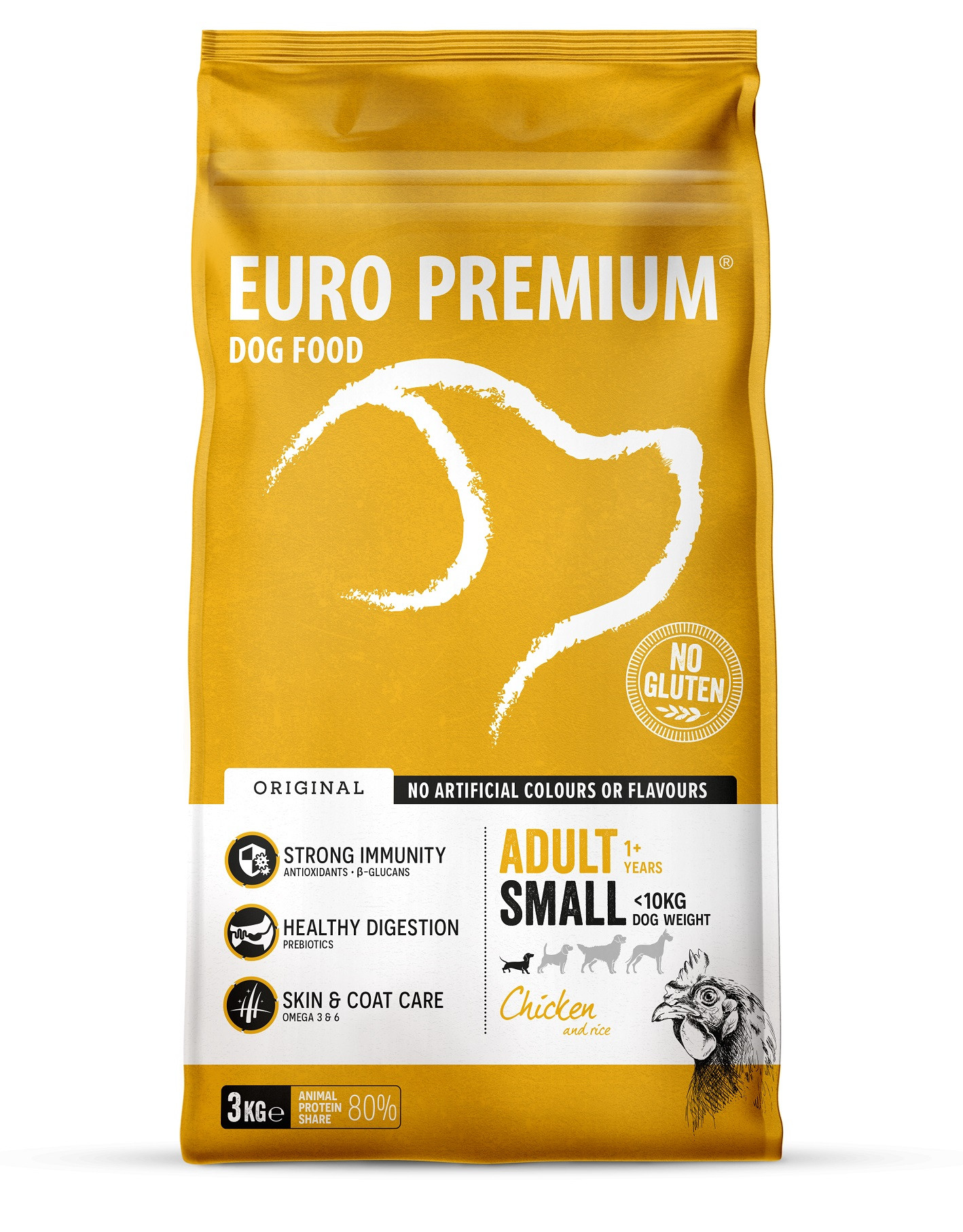 Euro Premium Adult Small Chicken & Rice hundefoder