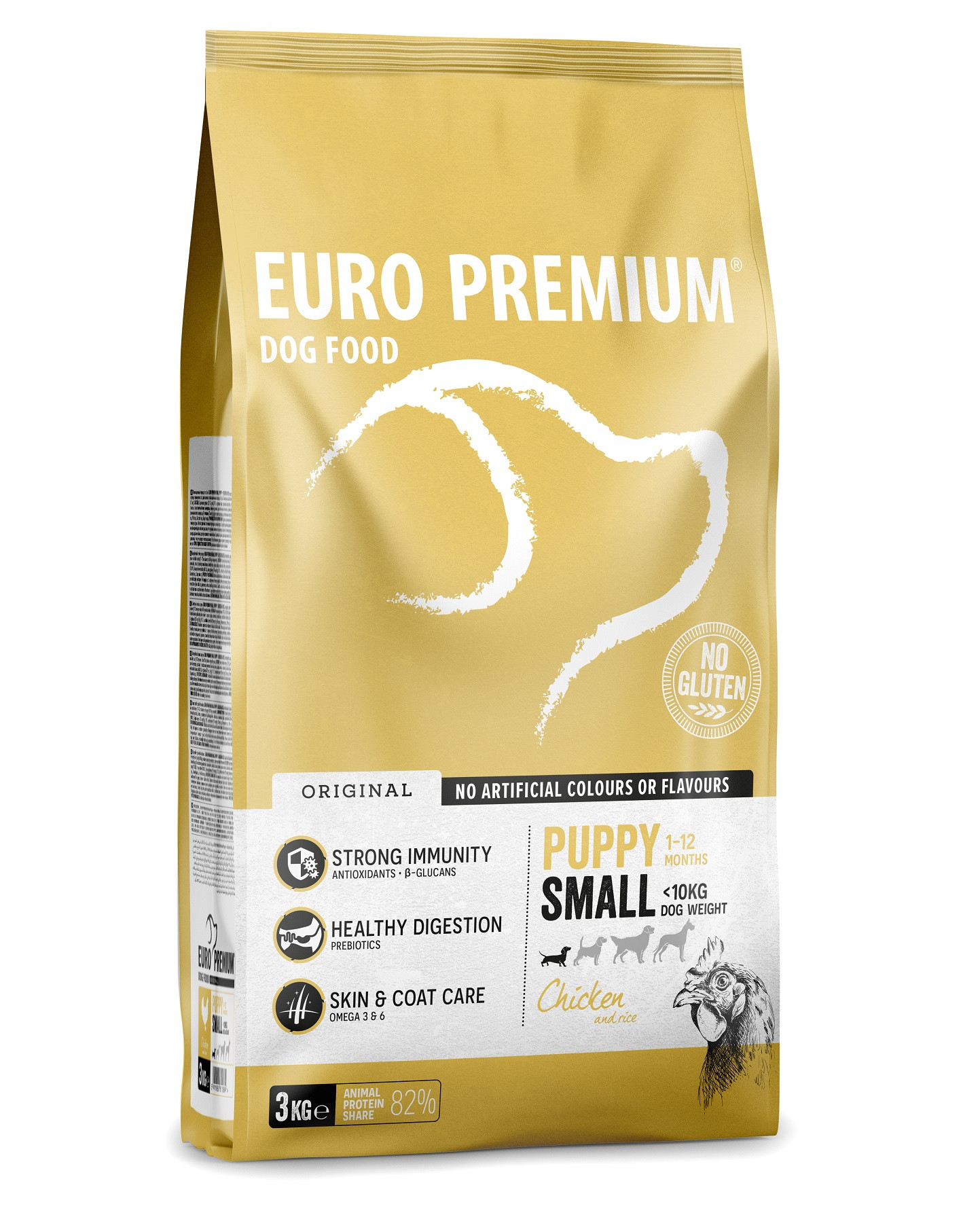 Euro Premium Puppy Small Chicken & Rice hundefoder