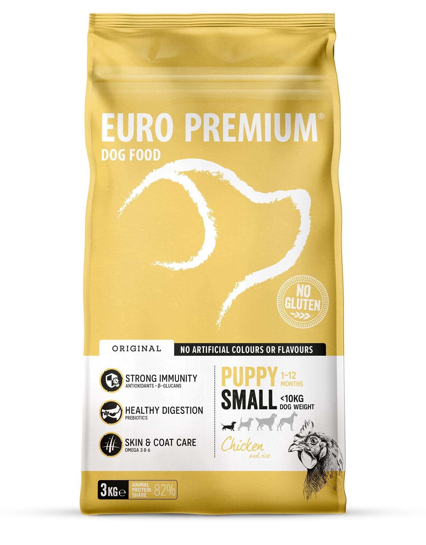 Euro Premium Puppy Small Chicken & Rice hundefoder