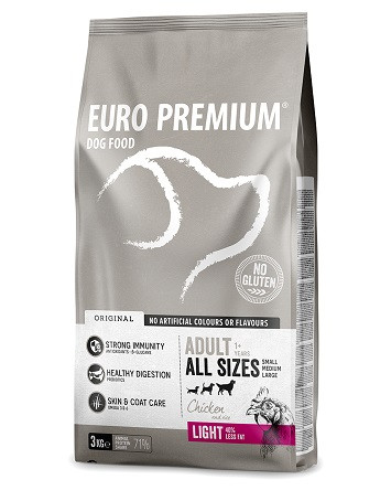 Euro Premium Adult Light chicken & rice hondenvoer