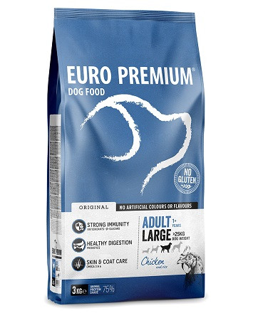 Euro Premium Adult Large Chicken & Rice hundefoder