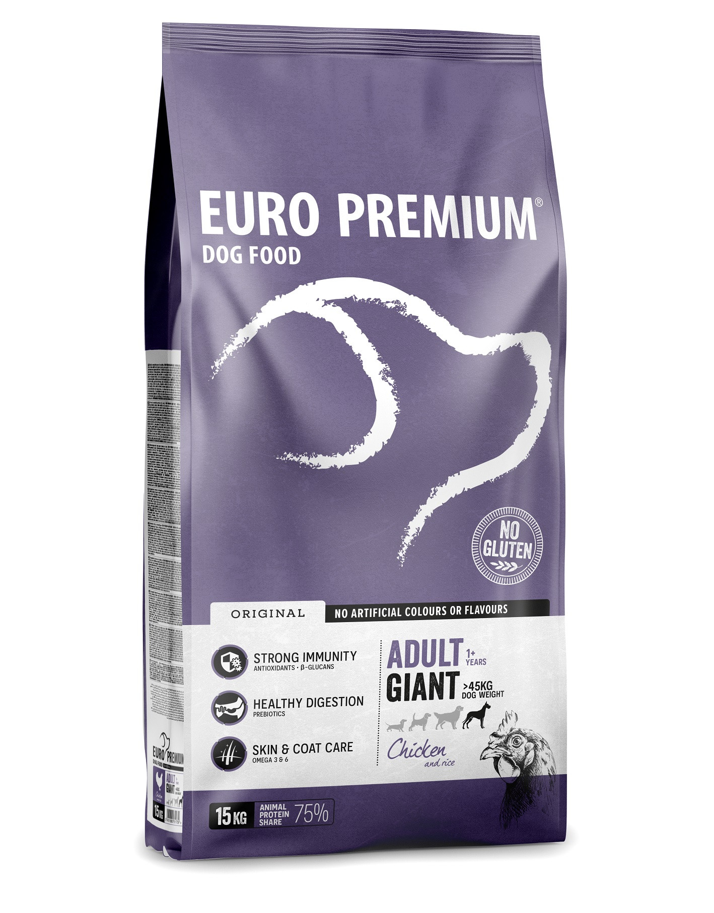 Euro Premium Adult Giant Chicken & Rice hundefoder