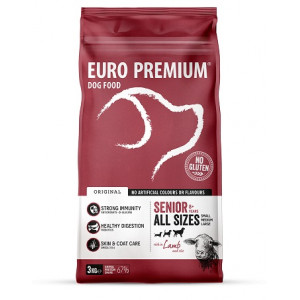 Euro Premium Senior Lamb & Rice 8+ hondenvoer