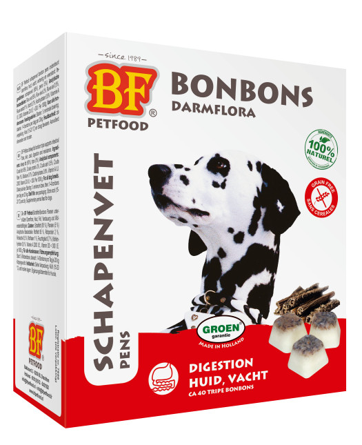 BF Petfood Fårefedt Maxi bonbons med tripe til hunde
