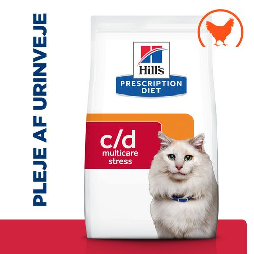 Hill's Prescription C/D Urinary Stress Urinary Care kattefoder kylling