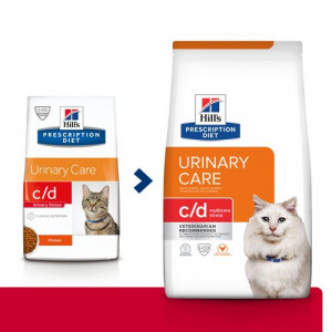 Hill's Prescription C/D Urinary Stress Urinary Care kattefoder kylling