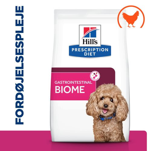 Hill’s Prescription Diet Gastrointestinal Biome Mini hundefoder med kylling