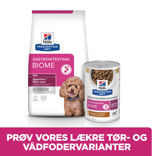 Hill’s Prescription Diet Gastrointestinal Biome Mini hundefoder med kylling