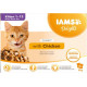 Iams Delights Kitten med kylling (i sauce) vådfoder til katte  (12 x 85g)