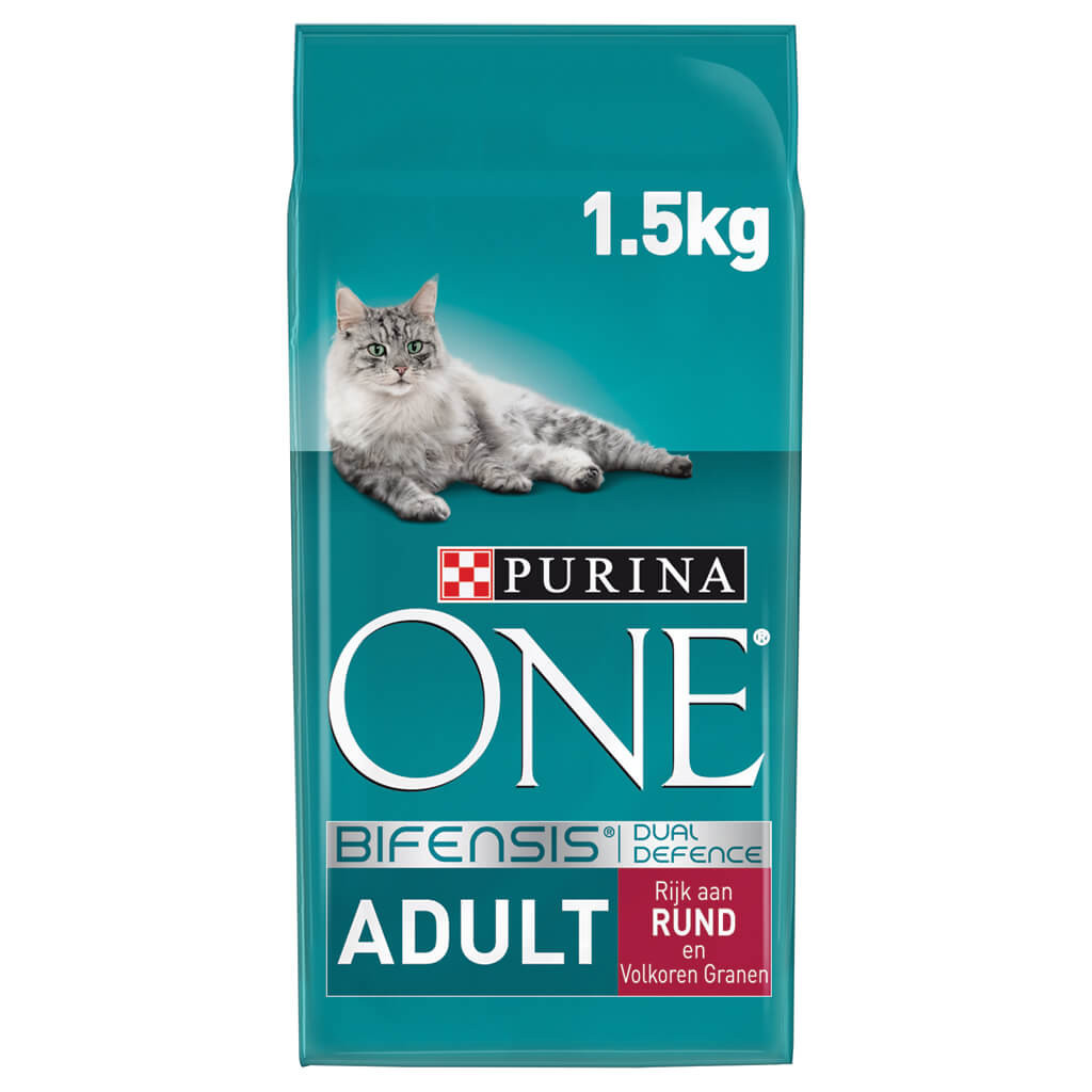 Purina One Adult Rund Volkoren Granen kattenvoer