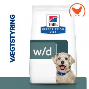 Hill's Prescription Diet W/D Diabetes Care hundefoder med kylling