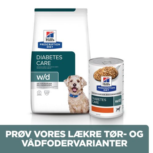 Hill's Prescription Diet W/D Diabetes Care hundefoder med kylling