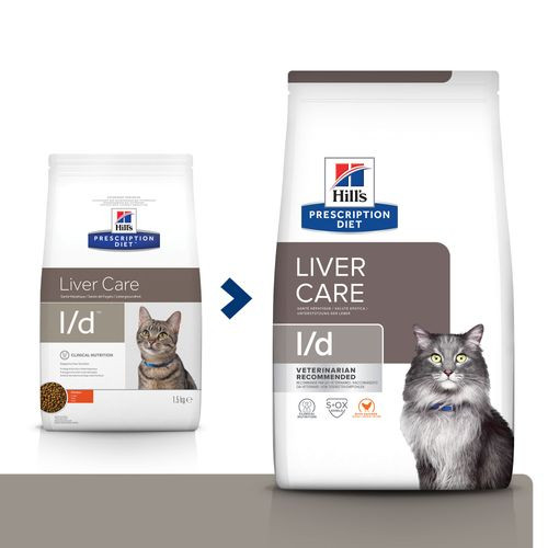 Hill's Prescription Diet L/D Liver Care kattefoder med kylling
