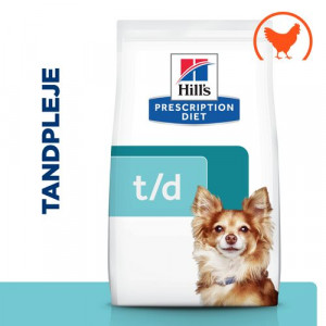 Hill's Prescription Diet T/D Mini Dental Care hundefoder med kylling