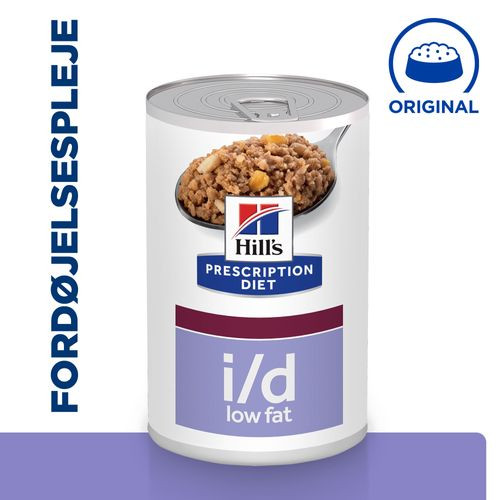 Hill's Prescription I/D Low Fat Digestive Original hundefoder i dåse 360g