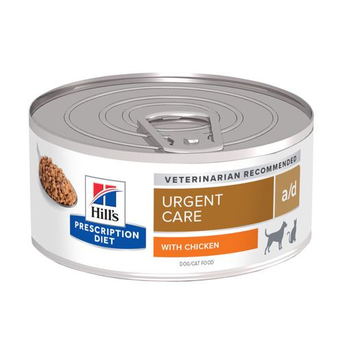 Hill's Prescription Diet A/D Urgent Care vådfoder til hunde og katte med kylling (dåse)