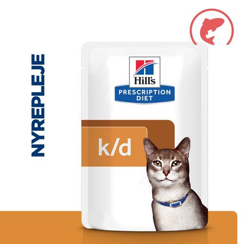 Hill's Prescription K/D Kidney Care m/laks kattefoder 85g