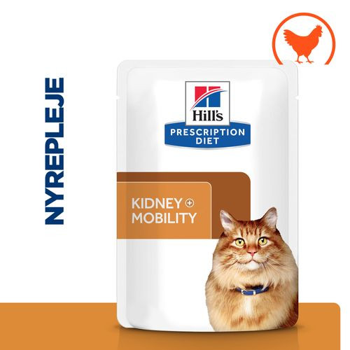 Hill's Prescription K/D+Mobility Kidney+Joint Care til katte 85 g