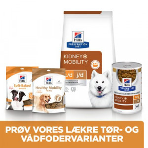 sukker Kridt nakke Hill's Prescription Diet K/D J/D Kidney + Mobility hundefoder - Brekz.dk