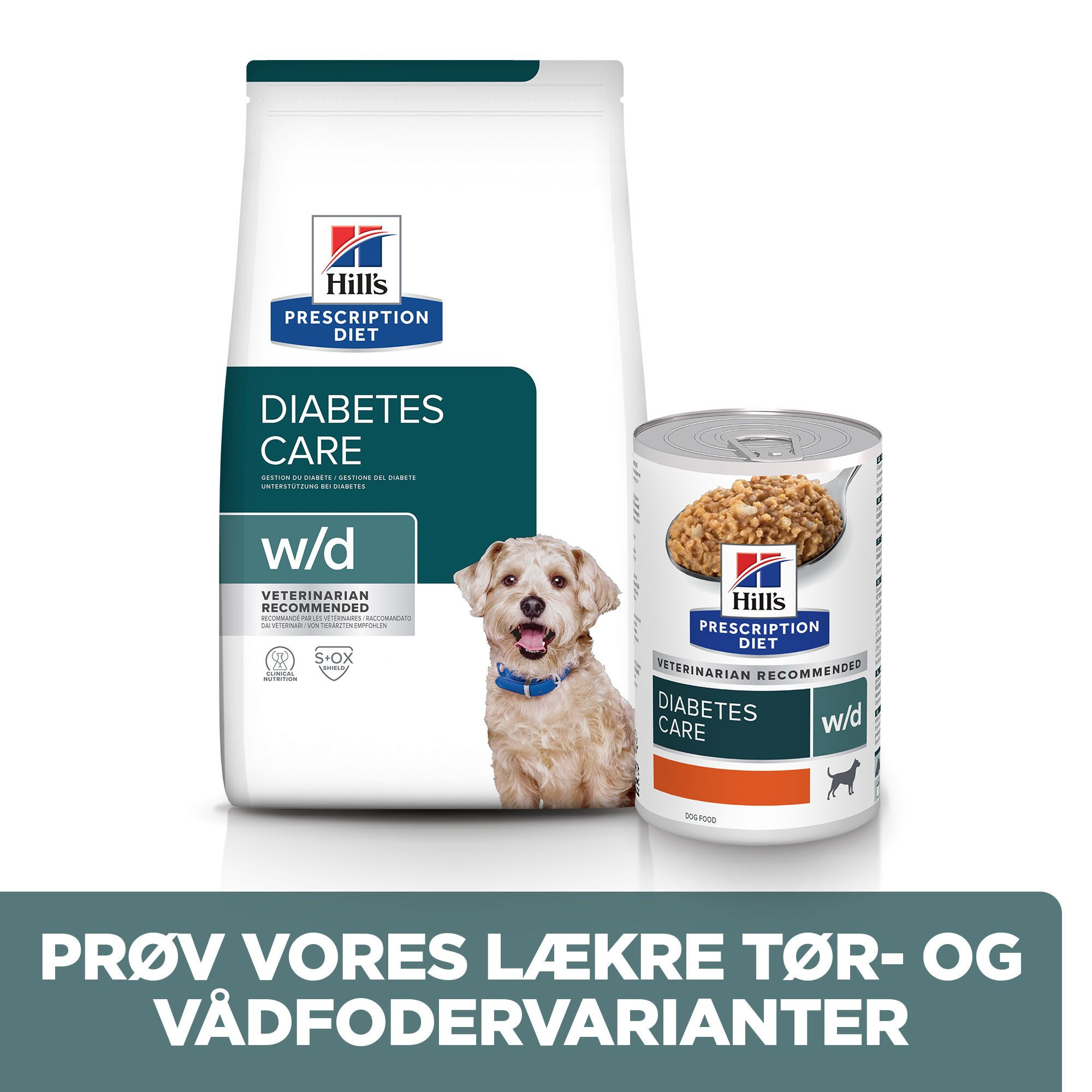 Hill's Prescription Diet W/D Diabetes Care vådfoder til hunde med kylling (dåse)