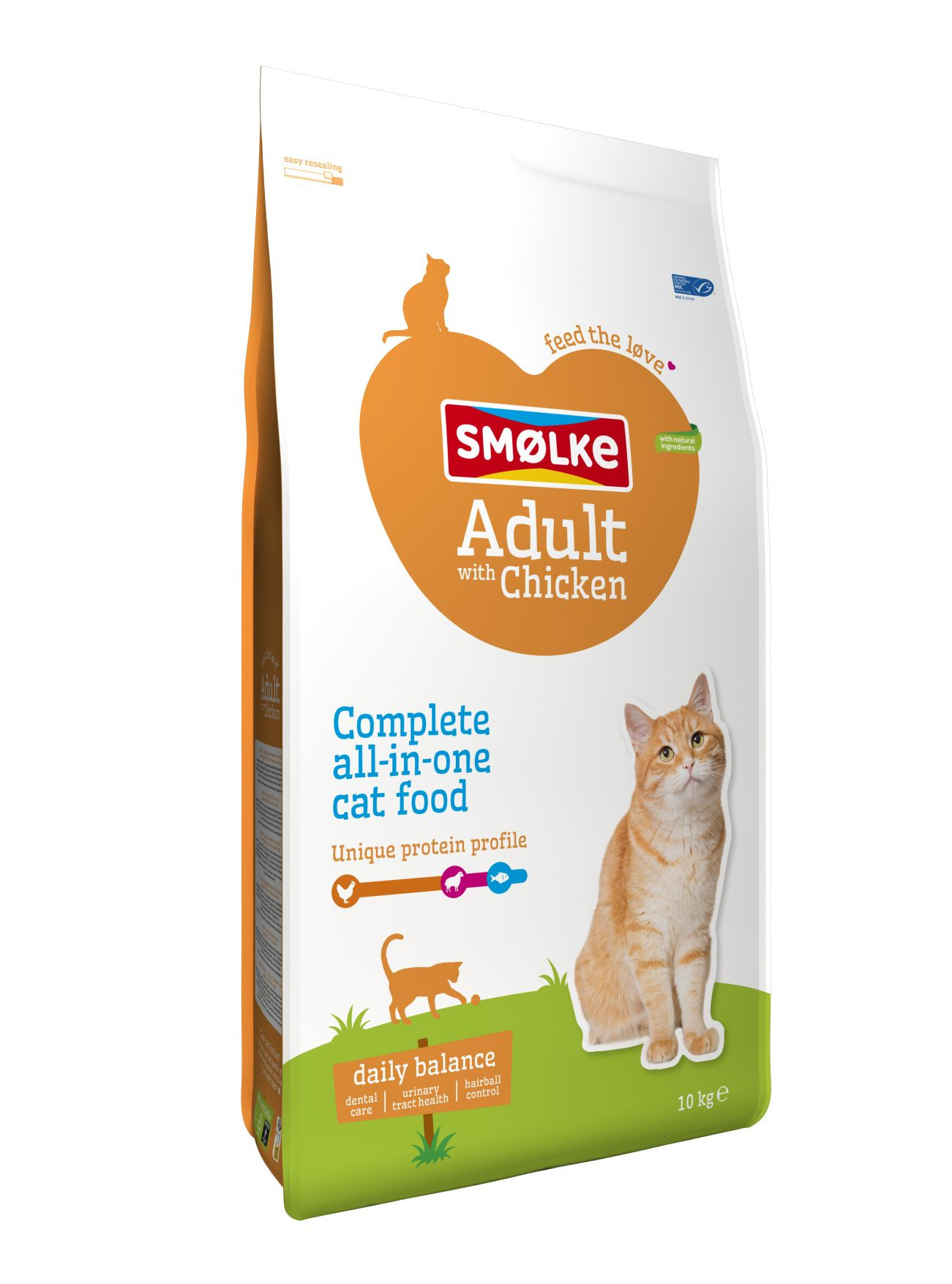 Smølke Adult met kip en rijst kattenvoer