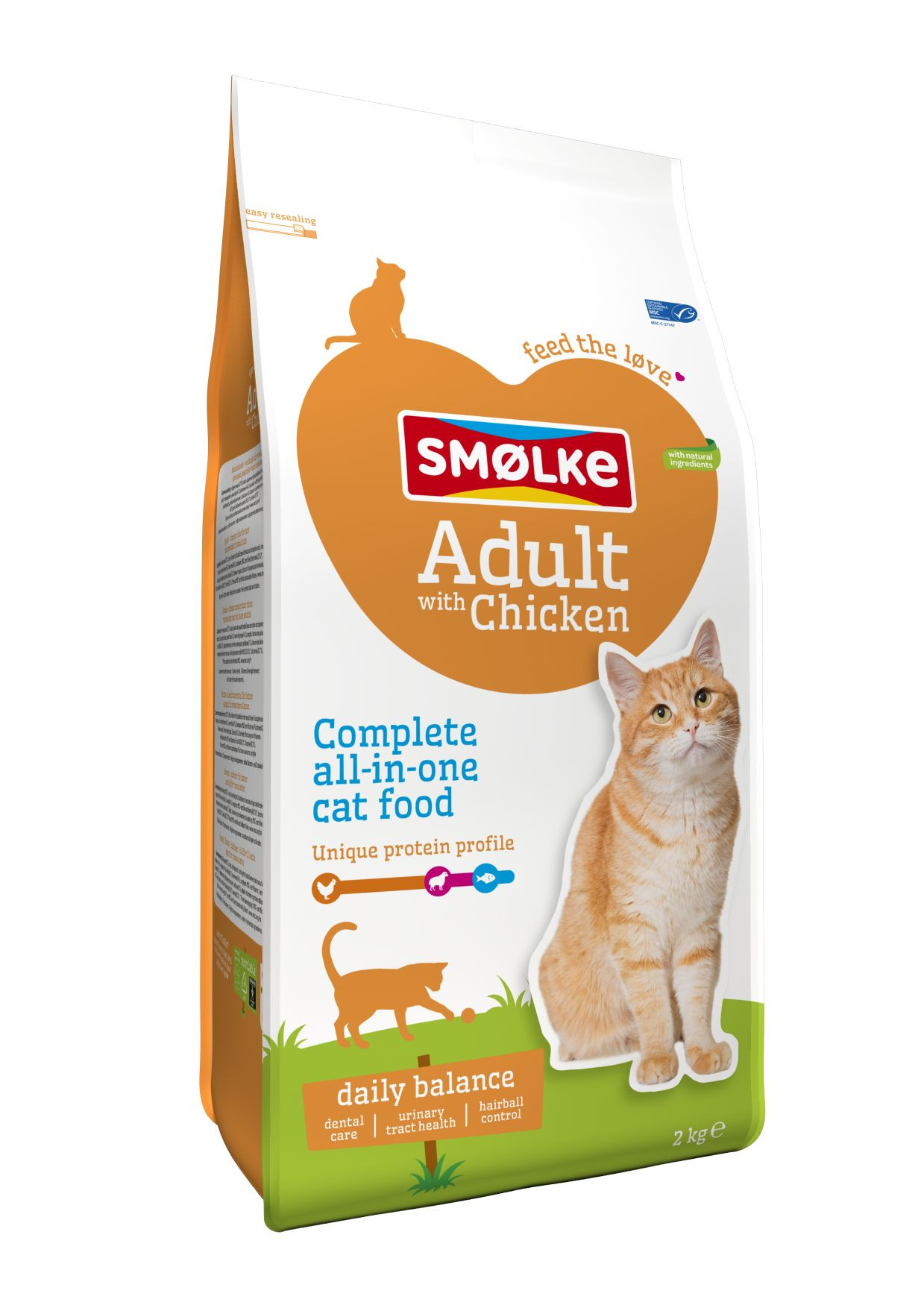 Smølke Adult met kip en rijst kattenvoer