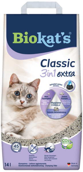 Biokat's Classic 3 in 1 Extra kattengrit