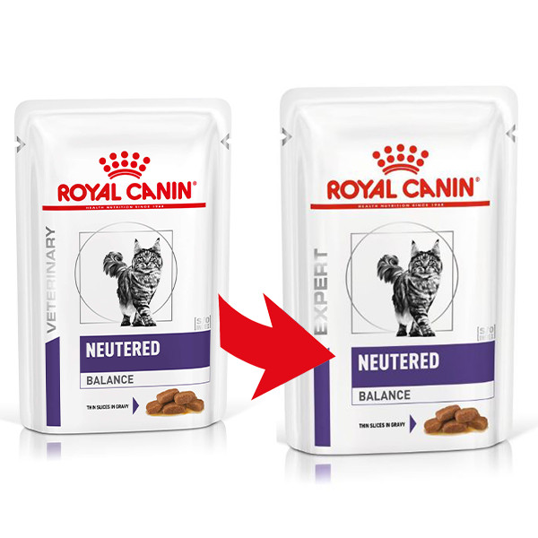 Royal Canin Expert Neutered Balance vådfoder til katte (85 g)