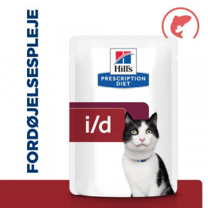 Hill's Prescription Diet i/d met zalm kattenvoer pouch