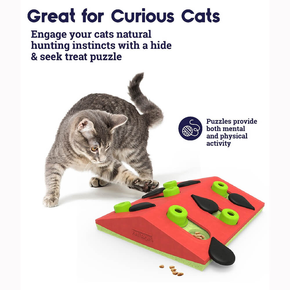 Puzzle & Play Melon Madness foderlegetøj til katte