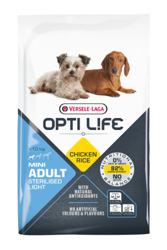 Opti Life Adult Sterilised Light Mini hundefoder